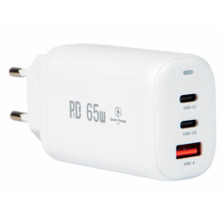 Ładowarka sieciowa USB-A 2xUSB-C BLOW 65W PD