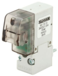 3/2-way NC poppet valve, 0-8 bar, 24 V, 1 W, 63.110.10
