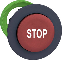 Schneider Electric ZB5FL434 ZB5FL434 Element czołowy dla przycisku resetowalny (Ø) 30.5 mm STOP ciemnoszary, czerwony 1