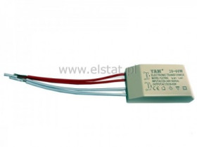 Transf. 60W elektron.do oświet. halog. 12V 20-60W