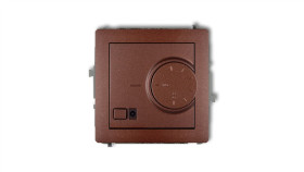 Deco Regulator Temperatury Elektroniczny Z Czujnikiem Powietrznym Brązowy...