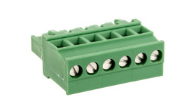 Wtyk Śrubowy Do Płytek Drukowanych 6P Zielony Mvstbr 2,5/ 6-St-5,08 1792281...