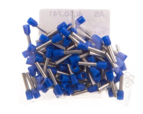 Tulejki izolowane na rolce 2,5mm2 niebieskie 4050.741 /1000szt./
