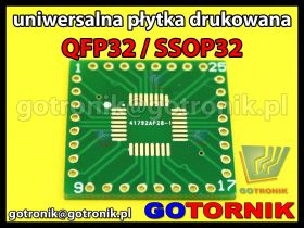Uniwersalna płytka drukowana QFP32 / SSOP32