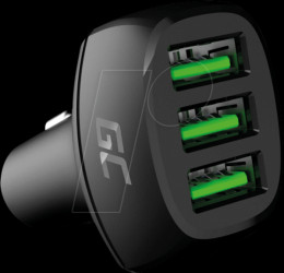 CADGC01 USB charger, 54 W, 3x USB-A, black