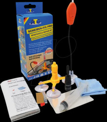 ATG124 Car - windshields/glass, Smart Repair, with UV lamp, 19 parts