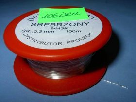 DSm 1,00 100g DRUT SREBRZONY