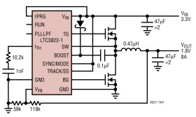 No R, Low Input Voltage, Synchronous Step-Down DC/DC Controller