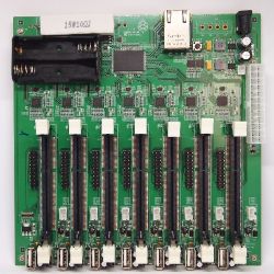 CLUSTERBOARD with 7 SOPine compute module slots