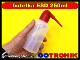 Butelka ESD 250ml z zagiętą końcówką