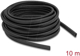 60620 Cable protection conduit, oval, flexible 13.6 x 6.3 mm, 10 m, bl