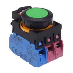 CW1B-M1E12G Green Momentary Push Button Switch 1NO-2NC IP65 IDEC