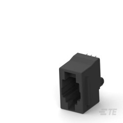 TE Connectivity 5520258-3 Modular Connector Ethernet 6P6C Top Entry Female