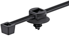 Cable tie, PA, (L x W) 150 x 3.5 mm, bundle-Ø 5 to 34 mm, black, -40 to 105 °C, 150-55850