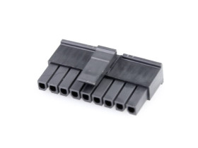 Molex 436450900 Obudowa złącza pin żeńskiego na kabel, piny: 9, 1 szt.