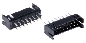 Wtyk PCB 16-pinowe raster: 2.0mm 2-rzędowe Hirose Przewlekany 2.0A 30.0 V.