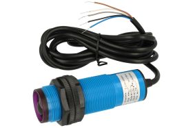 Czujnik; fotoelektryczny; G30-2A70JC; przekaźnik; NO/NC; odbiciowy; 0,7m; 90÷250V; DC; 200mA; cylindryczny plastikowy; fi 30mm;