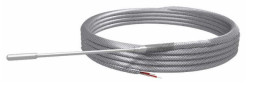Czujnik temperatury PT1000 długość 100mm średnica 3mm +400°C