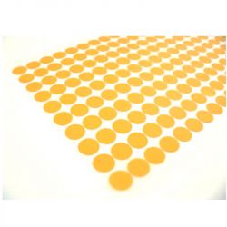 Krążki maskujące samoprzylepne polyimid (kapton) grubość, średnica 6 mm, opakowanie (100szt)