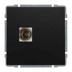 KOS 66 Gniazdo TV pojedyncze bez ramki złącze TV typu męskiego 660953