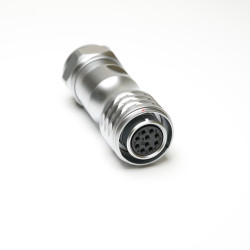 Złącze wielostykowe przemysłowe 10-pinowe M16 Montaż na kablu Wtyczka RS PRO