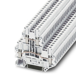 Dwurzędowa złączka szynowa Phoenix Contact 26 → 12AWGŚruba UTTB 2 24A 500 V