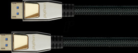 DP20-PY030 DisplayPort 2.0 cable, 8K 60 Hz, nylon, black, 3,0 m