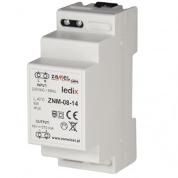 Zasilacz LED modułowy 14V DC 8W TYP: ZNM-08-14