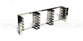 Gniezdnik rack 19" 3U na 150 par (15 złączy 10-parowych)