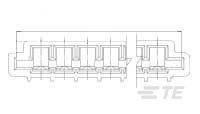 FPC Connectors TE AMP FPC Connectors 5-487509-7 TE Connectivity Zawartość: 1 szt.