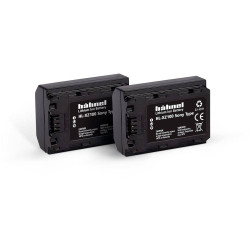 H&#xE4;hnel 10001605 HL-XZ100 2 Camera Batteries Replace NP-FZ100 2000mAh