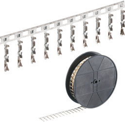 Receptacle, 0.1-0.25 mm², crimp connection, tin-plated, 3111 01 G500