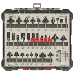Bosch DIY 2607017476 PRO Router Bit Mixed Set, 30 Piece