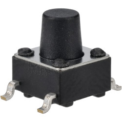 R-TECH 783823 SMT Tactile Switch 6 x 6mm, Height 7.0mm, 250gf