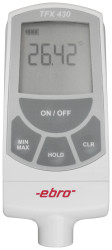 ebro Termometr Kalibracja (DAkkS) -100 - +400 °C ze sztywną sondą