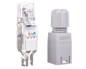 Wtyczka sieci obiektowej ETHERNET RJ45 U/UTP kat.5e IP20 750-975