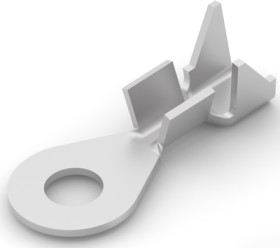 Uninsulated ring cable lug, 0.5-1.5 mm², AWG 20 to 15, 3.4 mm, M3, 1-1627169-2