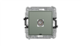 Icon Mechanizm Gniazda Pojedynczego Bnc, Bez Pola Opisowego Szałwiowy...