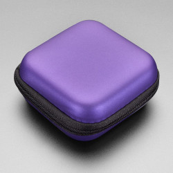 Square Maker-Friendly Zipper Case - Purple