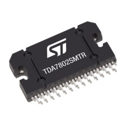 TDA7802SMTR High efficiency digital input quad power amplifier with built-in diagnostics features, "start stop" compatible