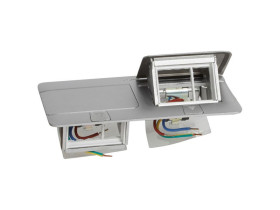 Minipuszka pop-up do wyposażenia 6 (2x3) modułów aluminium 054012 LEGRAND