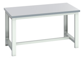 Stół warsztatowy szer. 900mm maks. obciążenie: 450kg Podstawowy stoł Blacha stalowa dł. 1500mm wys. 840mm