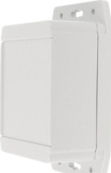 PC enclosure, (L x W x H) 119 x 91 x 62 mm, light gray (RAL 7035), IP67, 1555F2F42GY