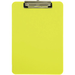 Maul 2340611 Clipboard Yellow Transparent Wxhxd 226X318X15mm Clipboards