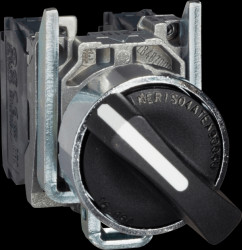 XB4BD53 Selector switch, 2 NO contacts, left/right momentary