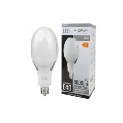 Żarówka uliczna LED Rocket E40 80W 4000K 8000lm EC20504 EcoLight