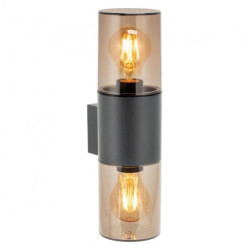 SALVIA oprawa ogrodowa, 2xE27, max. 2x15W, IP54, szara,AD-OP-6574GE27PP