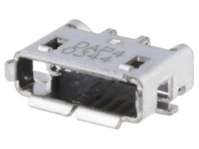 Gniazdo USB AB micro na PCB SMT 5-pin poziomy 1981584-1