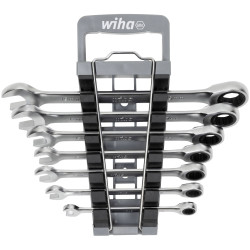 Wiha 45244 Ratcheting Ring Spanner Set 8-piece 8 - 19 mm