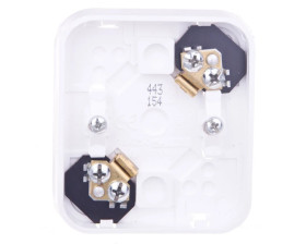 PI Puszka natynkowa pojedyncza biała PWP-2P/00